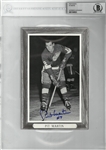 Pit Martin Autographed Bee Hive 5x8 Photo Card