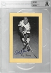 Reg Fleming Autographed Bee Hive 5x8 Photo Card