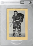 Jimmy Peters Autographed Red Wings Bee Hive 5x8 Photo Card