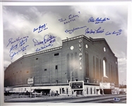 Olympia Stadium 16x20 Autographed by 11 Wings