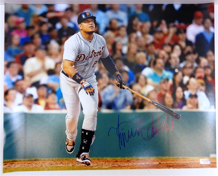 Miguel Cabrera Autographed 16x20 Photo