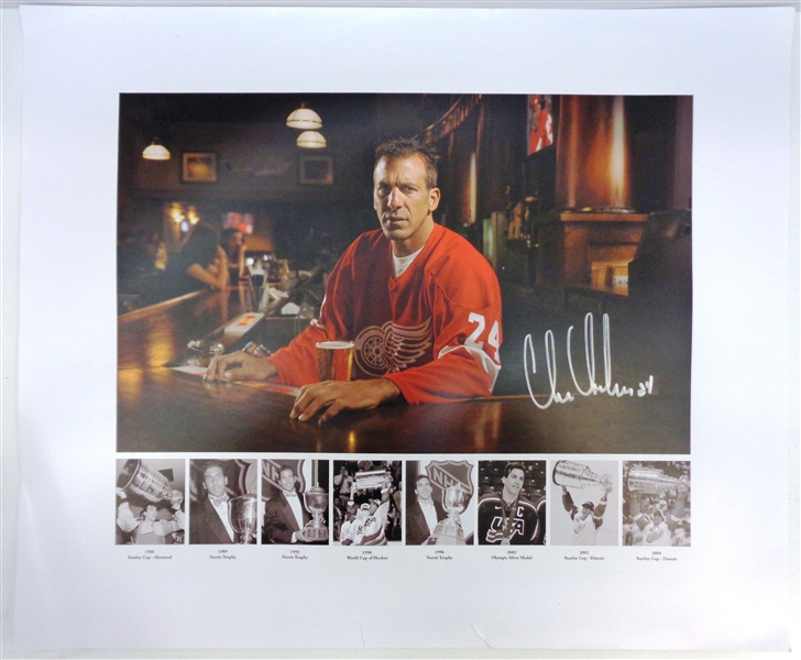 Chris Chelios Autographed 16x20 Photo