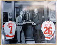 Ted Lindsay & Joe Kocur Autographed 16x20 Photo