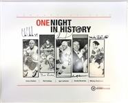 Chelios/Lindsay/Larionov/Bowman/Redmond Signed 16x20 Photo