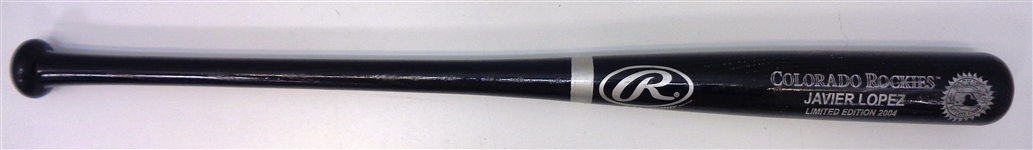 Javier Lopez Limited Edition Rockies Bat