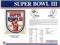 Super Bowl III Patch in Display