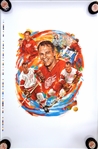 Gordie Howe 40x26 Lithograph Printers Color Proof