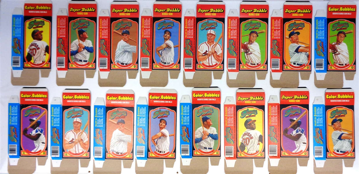 1985 Donruss Sluggers of the Hall of Fame - Super & Color Bubble Gum Sets