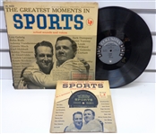 1955 Greatest Moments in Sports Babe Ruth/Lou Gehrig 2 Record Set