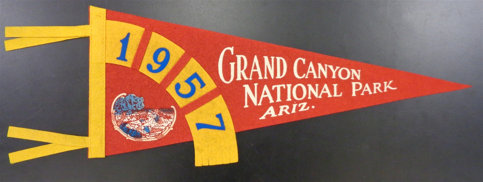 Grand Canyon 1957 17x7 Pennant