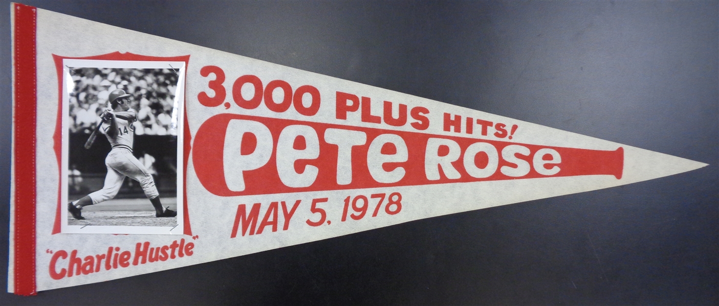 Pete Rose 3000+ Hits 1978 Pennant