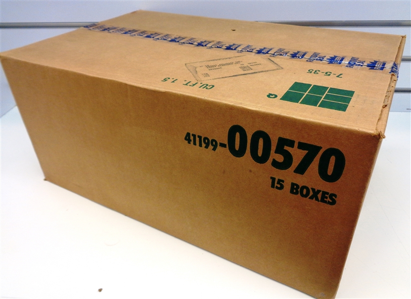 1989 Fleer Baseball Sealed Case of 15 Factory Sets (Griffey RC)
