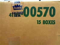 1989 Fleer Baseball Sealed Case of 15 Factory Sets (Griffey RC)