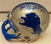 Wally Triplett Autographed Lions Mini Helmet