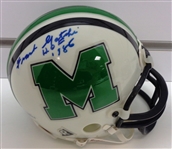 Frank Gatski Autographed Marshall Mini Helmet