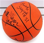 Detroit Pistons Mid 90's Team Signed Basketball