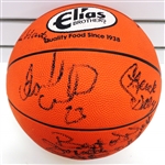 Detroit Pistons Mid 90's Team Signed Basketball