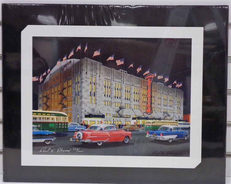 Chicago Stadium 12x16 Litho