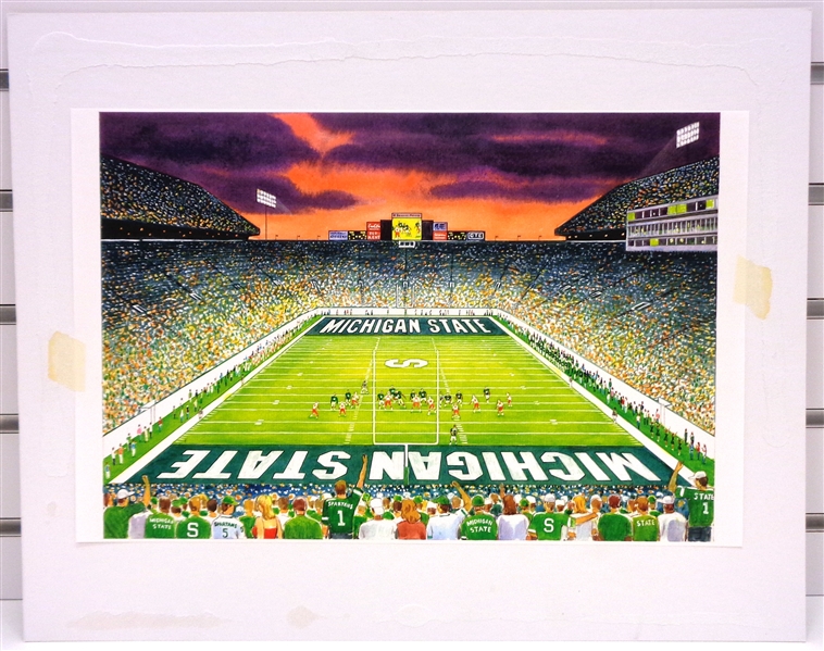 Michigan State Lithograph (16x20 overall size)