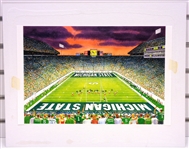 Michigan State Lithograph (16x20 overall size)
