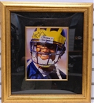 Tyrone Wheatley Autographed Framed 8x10 Photo