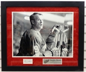 Gordie Howe Framed 16x20 with Signed Cut (pick up only)