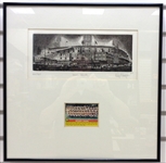17x17 Overall Framed Briggs Stadium Framed Piece