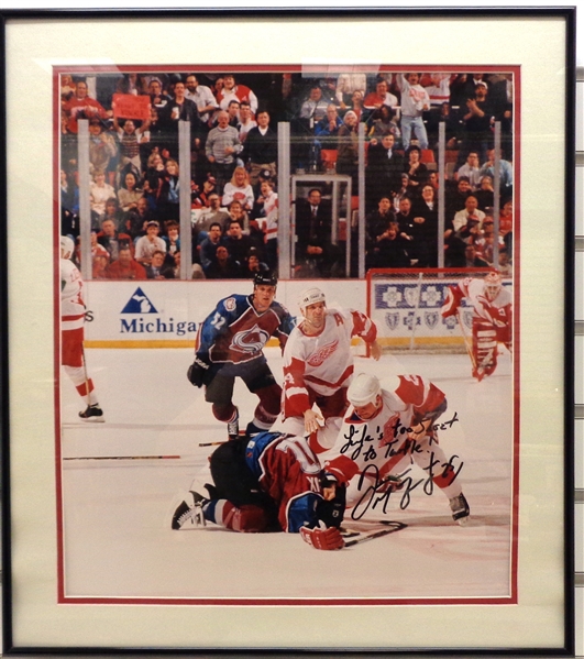 Darren McCarty Autographed Framed 16x20 Photo