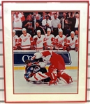 Chris Osgood Framed 16x20 Fight w/ Roy