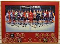 500 Goal Scorers Collage for Autographed Puck (pick up only)