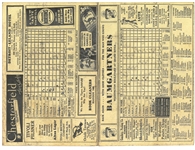 1934 & 1941 Detroit Tigers Scorebooks