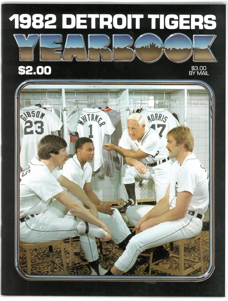 1982 Detroit Tigers Yearbook