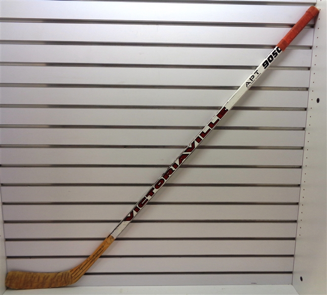 Steve Yzerman Autographed Game Used Stick w/ Taped Blade