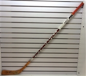 Steve Yzerman Autographed Game Used Stick w/ Tape Removed From Blade