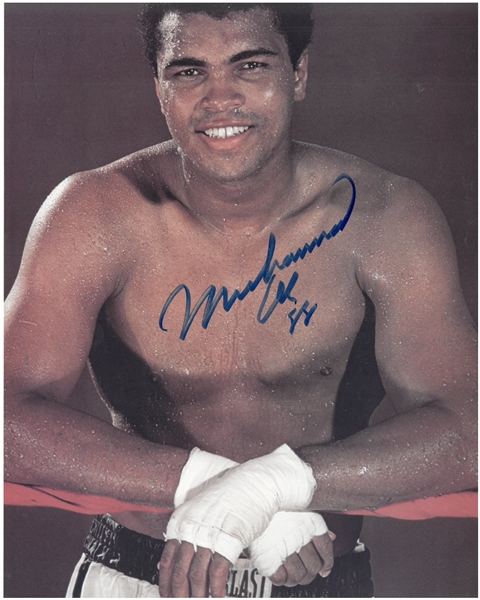 Muhammad Ali Autographed 8x10 Photo