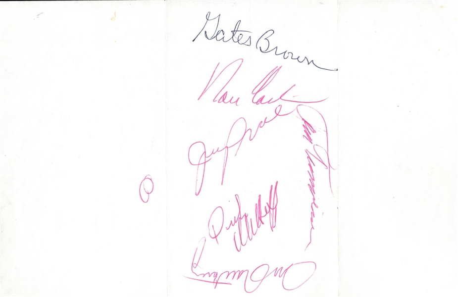Norm Cash & Others Autographed Cut