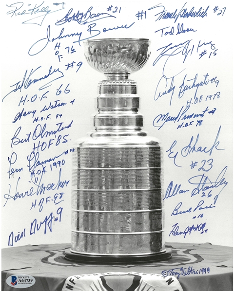 Stanley Cup 8x10 Photo Signed by 18