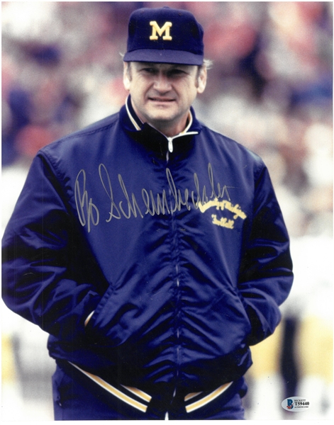 Bo Schembechler Autographed 11x14 Photo