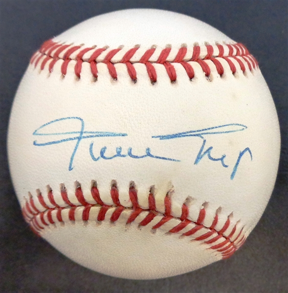 Willie Mays Autographed NL Baseball
