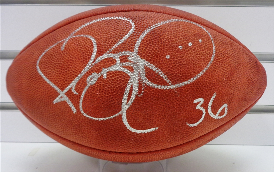 Jerome Bettis Autographed Official NFL Football