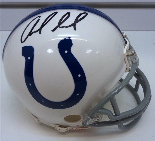 Andrew Luck Autographed Colts Mini Helmet