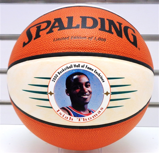 Isiah Thomas Autographed Commemorative Basketball