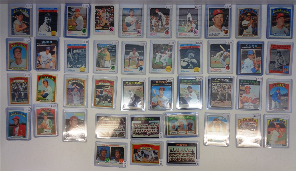 1971-73 Topps Lot of HOFers and Stars