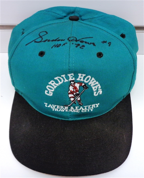 Gordie Howe Restaurant Autographed Hat