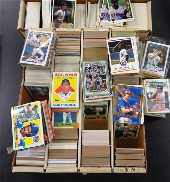 Detroit Tigers Lot of 3000++ Cards