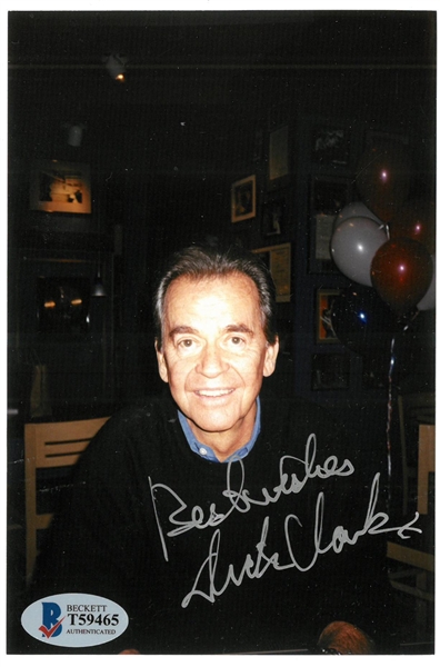 Dick Clark Autographed 4x6 Photo