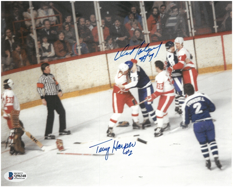 Terry Harper & Dan Maloney Autographed 8x10