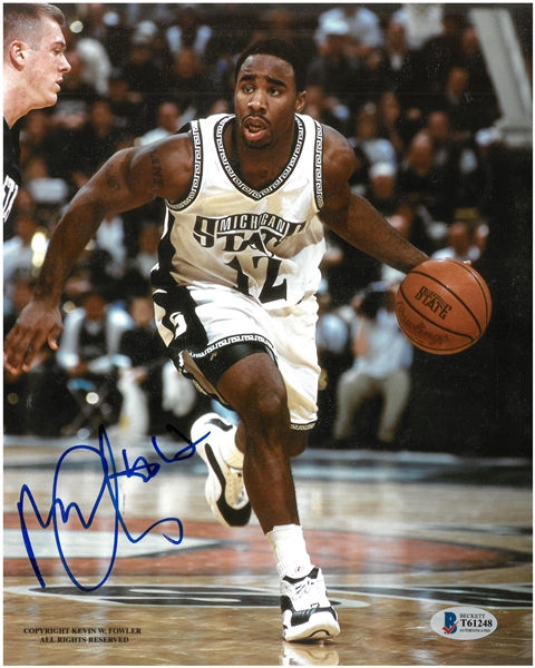 Mateen Cleaves Autographed 8x10 Photo