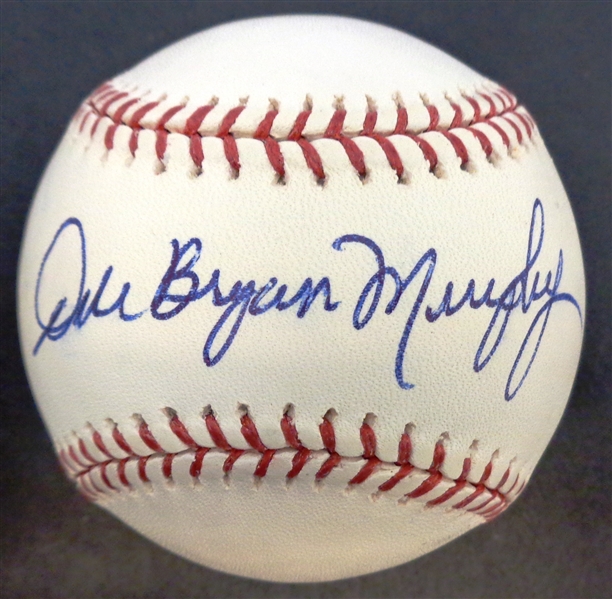 Dale Bryan Murphy Full Name Autographed Baseball