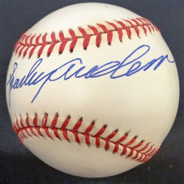 Sparky Anderson Autographed NL Baseball BAS #T59425